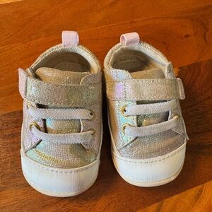 See Kai Run Iridescent Pink Baby Sneakers